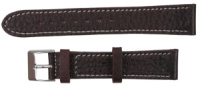 Шкіряний ремінець для годинника Mykhail Ikhtyar Ш18 мм темно-коричневий