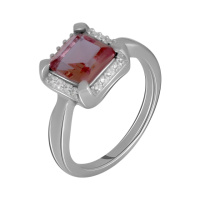 Серебряное кольцо CatalogSilver с Султанит султанитом 2.067ct, вес изделия 3,46 гр (2063346) 17 размер