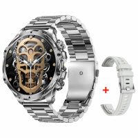 Розумний годинник Modfit Tactic Blaze Silver Steel з металевим ремінцем та захистом IP67