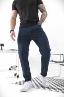 Джинси чоловічі regular fit Without karma темно синій