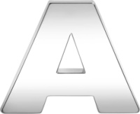 Аксессуары для автотюнинга Буква, шрифт прямой большой, 3 см - Много марок Много моделей