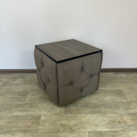 Пуф-трансформер 5в1 Остин-1 со столиком велюр коричневый/риголетто темный 1-1-9005