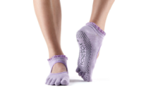 Носки для йоги ToeSox Full Toe Bella Grip Blossom Lace S (36-38.5)