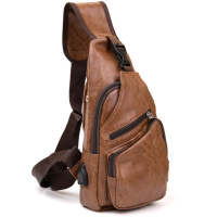 Сумка крос боді смарт зі шкірозамінника 720573 Руда