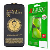 Защитное стекло для Xiaomi Redmi 9A/9C/Poco C3 (0.3 мм, 5D чёрное) ТОП