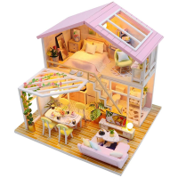 3D Румбокс «Anna pink melody» DIY Dollhouse