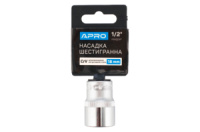 Головка шестигранная Apro 18 мм x 1/2« (252718)