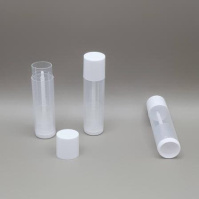 Туби для помад «GLOSS», прозорі з білим ковпачком