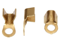 Наконечник латунний автомобільний № 168/4 що затискається д отвору під гвинт 10,5 мм, для проводу 25,00-35,00 мм кв