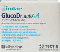 Тест-смужки GlucoDr.auto A №50