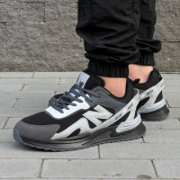 Кросівки New Balance матеріал текстиль/замш колір сірий,чорний, білий