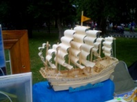 Деревянный 3D пазл - корабль Династии Минг