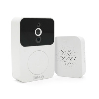 Безпроводной видеозвонок Jmary MF-5 с Wi-Fi, встроенный аккум 800mAh, White, Box