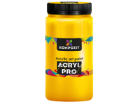 Фарба художня Acryl PRO ART Kompozit 1 л, 116 жовтий основний