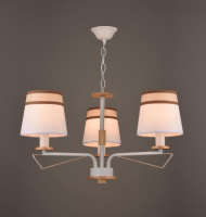 Люстра подвесная на цепи SVLIGHT трехрожковая 0950/3 белый