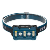 Аккумуляторный налобный фонарь с датчиком движения AR-6114A Синий