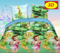 Дитяче постільна білизна полуторна Феи  Ранфорс