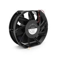 Кулер для охлаждения серверных БП MAJOR Modrl JQ24K6QDLX DC sleeve fan 2pin под пайку - 150*150*25мм, 24V/1.6 A, 2600об/мин Q24