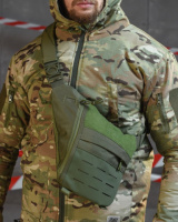 Нагрудна тактична сумка під одяг ОЛИВА ВТ4735