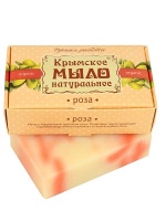 Крымское натуральное мыло на оливковом масле Роза 100 г