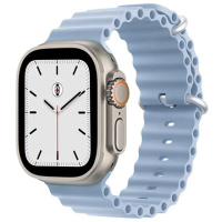 Ремінець Ocean Band для Apple watch 42mm/44mm/45mm/49mm, Блакитний / Lilac Blue - купити в SmartEra.ua