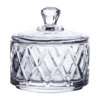 Конфетница с крышкой Ø 6.5 см ваза конфетница круглая стеклянная HP-YH-28