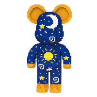 Конструктор Magic Blocks у вигляді ведмедика Bearbrick «Stars»