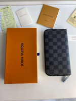 Бумажник Louis Vuitton Zippy Vertical Damier Graphite