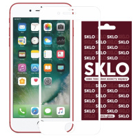 Захисне скло для iPhone SE 2 / 3 (2020 / 2022) / iPhone 8 / iPhone 7 - SKLO 3D (full glue), Білий - купити в SmartEra.ua