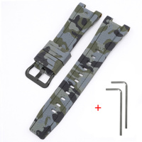 Ремінець Casio accessories для G-Shock GST-W300 Camo Green BK полімерний зелений камуфляж