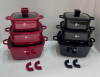 Набір квадратних казанів Higher Kitchen HK 322
