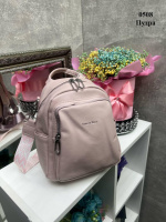 Пудра - сумка-рюкзак - молодіжна, стильна та зручна модель з додатковими кишенями (0508)