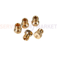 Набір форсунок (5 шт, G30Ph Пропан C3 H8) GAPC пальника для газової плити Nord