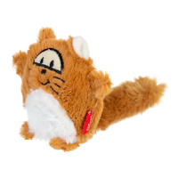 Іграшка для собак Лисиця з великою пищалкою GiGwi Plush Friendz, плюш, штучне хутро, 18 см