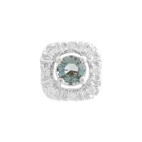 Серебряная подвеска CatalogSilver с топазом Лондон Блю 0.315ct (2187653)
