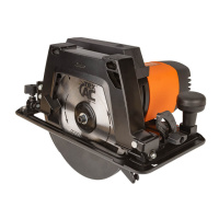 Потужна ручна дискова пила для дерева TEX.AC ТА-01-505: 2400 Вт, коло 200 мм циркулярна пила, 36 місяців