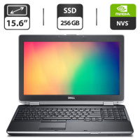 Ноутбук Б-класс Dell Latitude E6530 / 15.6« (1600x900) TN / Intel Core i5-3360M (2 (4) ядра по 2.8 - 3.5 GHz) / 8 GB DDR3 / 256 GB SSD / nVidia NVS