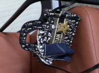 Сумка Dior шопер тканевий Small size синій