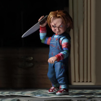 NECA Кукла Чаки. Фигурка из фильма Чаки. Игрушка Chucky. Чаки с сменными аксессуарами 10 см