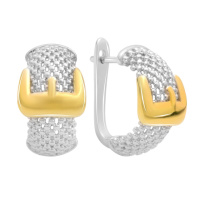 Серебряные серьги CatalogSilver без камней (2184041)