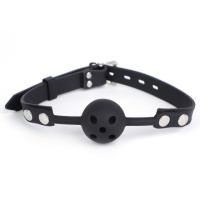 Силіконовий кляп-кулька з отворами для дихання BREATHFIVE 40mm — Контрольована домінація