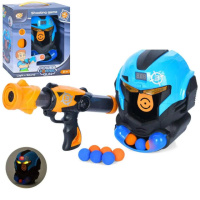 Автомат помповий з м'якими кульками та маскою-мішенню