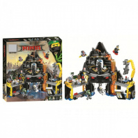 Конструктор 10798 Ninjago Ніньзяго Логово Гармадона в жерлі вулкана 554 деталі