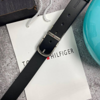 Ремінь шкіряний Tommy Hilfiger Чорний