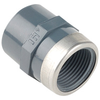 Муфта перехідна ПВХ Hidroten, 1002196, з метал. кільцем, d75х2 1/2«