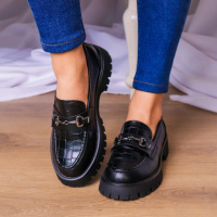 Броги женские Fashion Artemis 3181 39 размер 25 см Черный