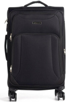 Тканинна валіза середнього розміру 75L Horoso чорна