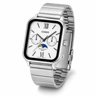 Чоловічий годинник Casio MTP-M305D-7A2 — класична модель з фазами місяця та сталевим браслетом