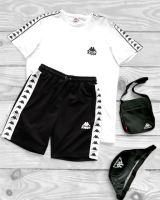 Чоловічий комплект Kappa Шорти/Футболка/Бананка