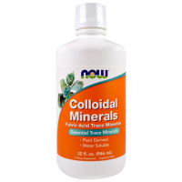 Коллоидные Минералы, Colloidal Minerals, Now Foods, 946 мл